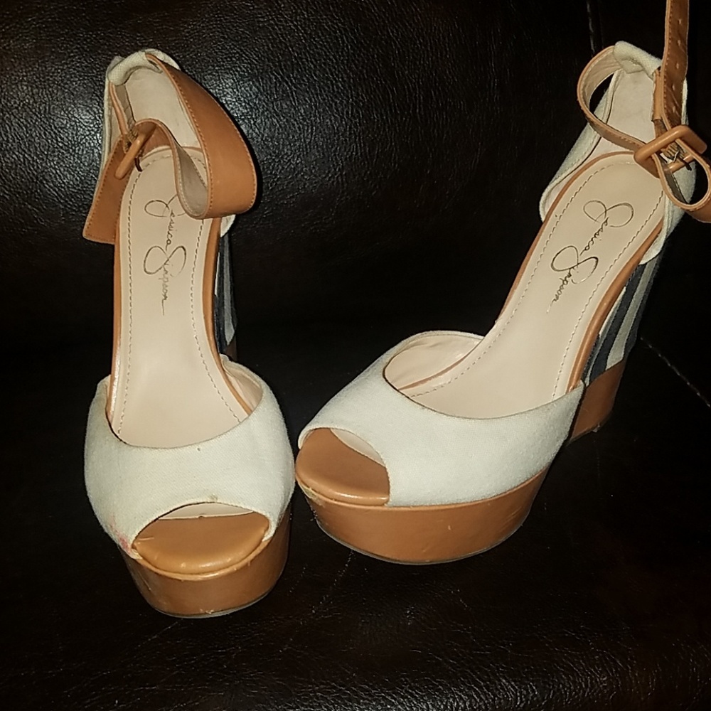 Jessica Simpson Used wedges